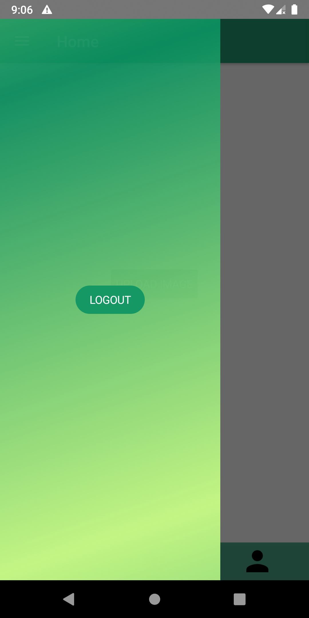 Logout Screen